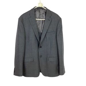RALPH LAUREN LAUREN WOOL SINGLE BREASTED SUIT JACKET.